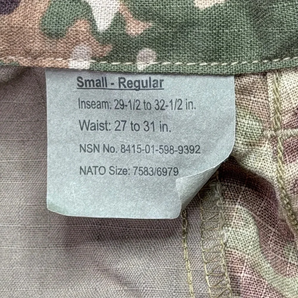 US Army Combat Uniform Trouser OCP Multicam FR Small Regular 8415-01-598-9392